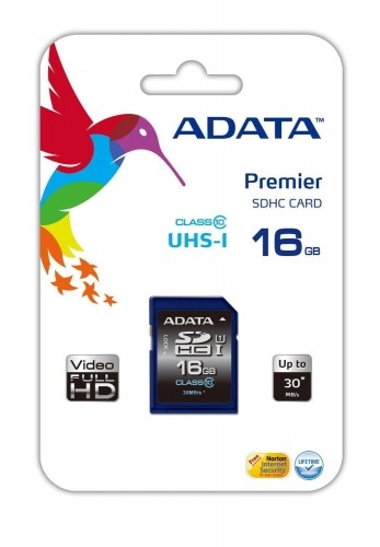 A-Data SDHC Class 10 16GB (ASDH16GUICL10-R)