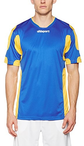 Uhlsport trykot Cup KA, wielokolorowa, S 100308409_azurblau/maisgelb_S