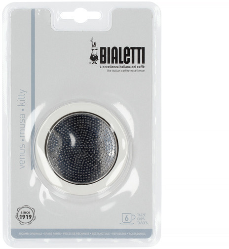 Bialetti Uszczelka + sitko do kawiarek stalowych 6tz 0005380X12