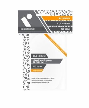 Rebel Centrum Taniej Książki Koszulki na karty 63,5x88 mm) "Classic Card Game Premium" 100 sztuk