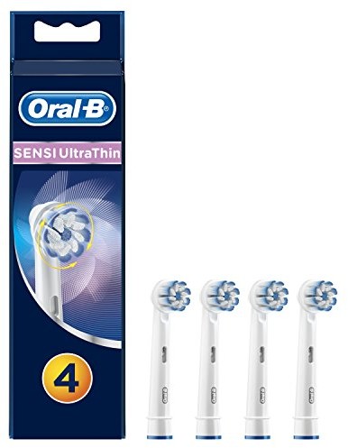 ORAL-B Sensi Ultrathin wymienne końcówki do szczoteczek, szczoteczki do elektryczna szczoteczka do zębów, 3 + 1 sztuki 4210201176862