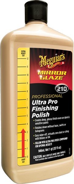 Meguiar''s Meguiar''s M210 Mirror Glaze Ultra Pro Finishing Polish  delikatna wykańczająca pasta polerska 946ml MEG000216