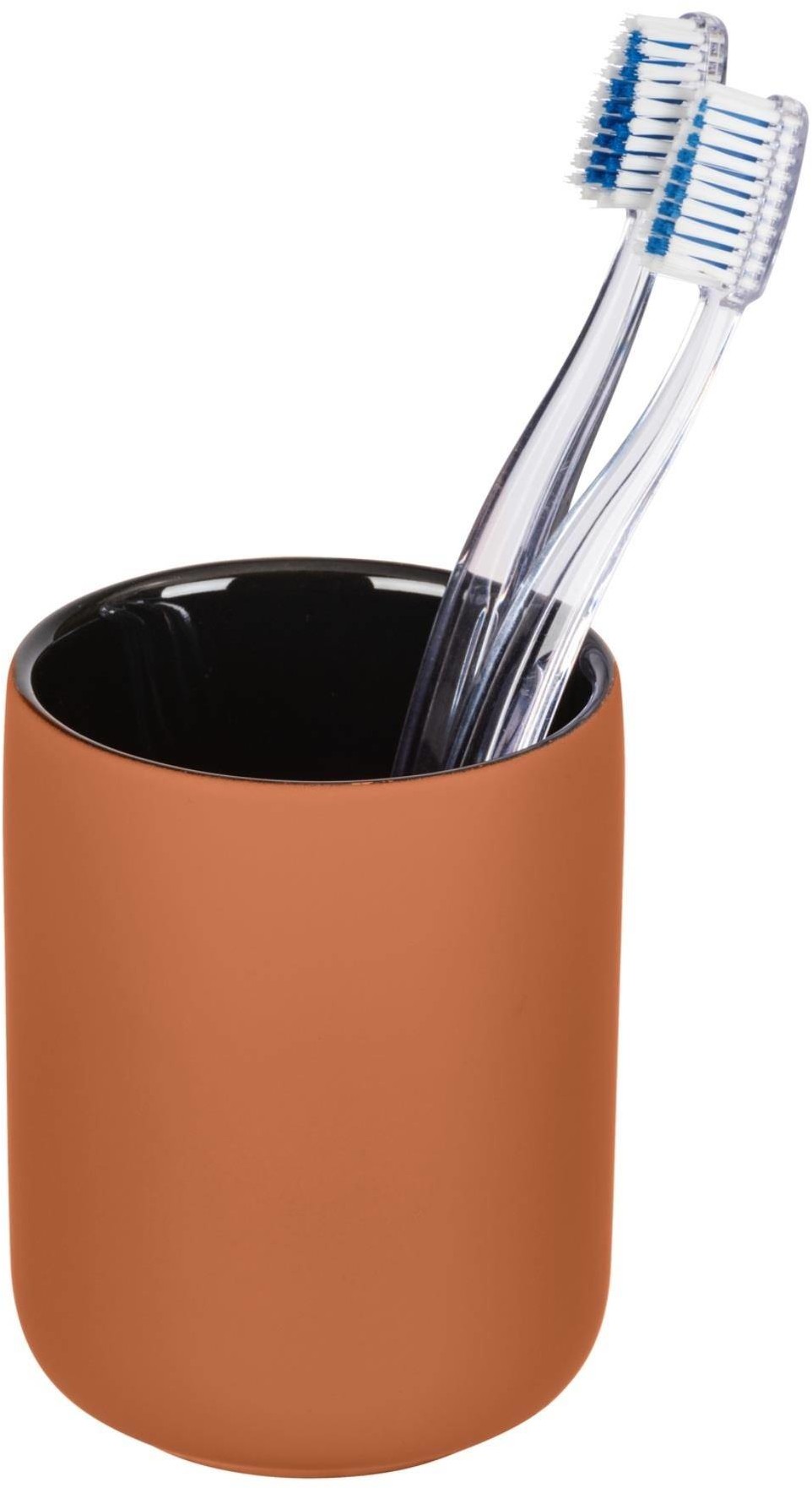 Wenko Pojemnik na szczoteczki do zębów AVELLINO ceramiczny kolor terakoty 7,5 cm 24788100