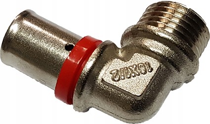 Diamond Kolano Zaprasowywane Pex 16x1/2 Gwint Zewnętrzny