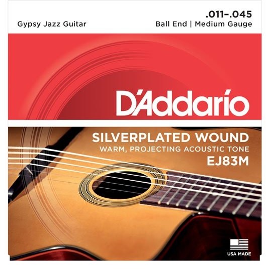 D'Addario Gypsy Jazz Acoustic Guitar Strings EJ83M