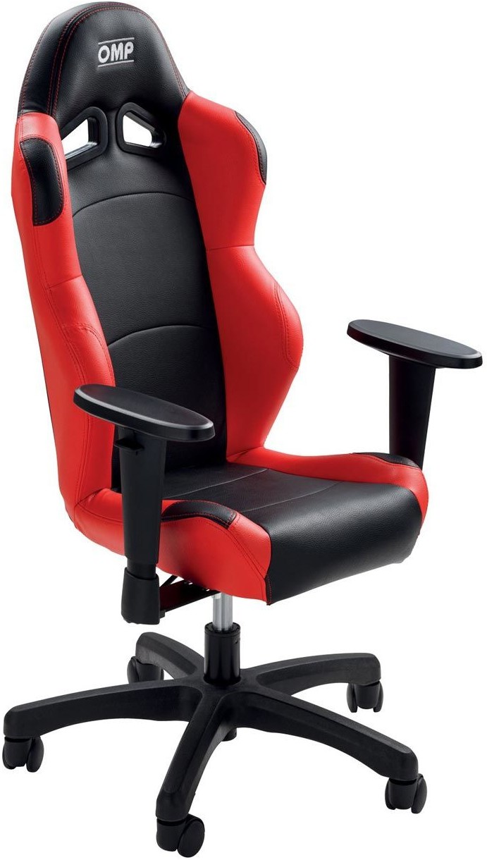 OMP Racing Fotel dziecięcy biurowy Mini czarno/czerwony HA/821/NR