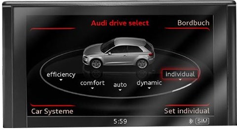 Audi Audi 8V0063765A Drive Select zestaw doposażeniowy do kierownicy po lewej stronie A3 z przekładnią zmiany biegów 8V0063765A