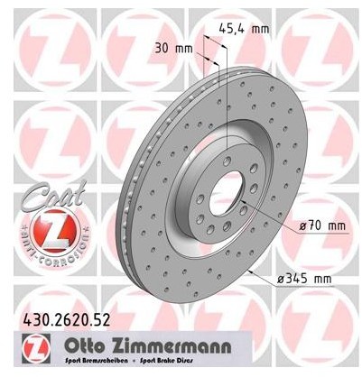 Zimmermann Tarcza hamulcowa 430.2620.52