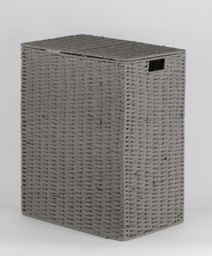 CORSAN CORSAN Kosz ze sznura na pranie SZARY 52x38x66,5 cm 362L