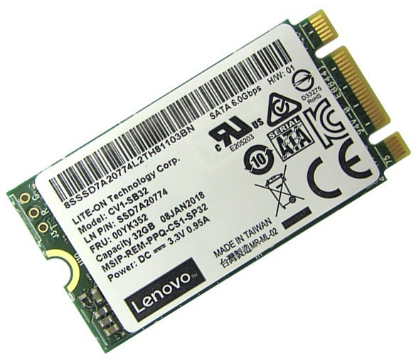 Lenovo ThinkSystem M.2 CV1 32GB SATA 6Gb Non-Hot-Swap SSD 7N47A00129