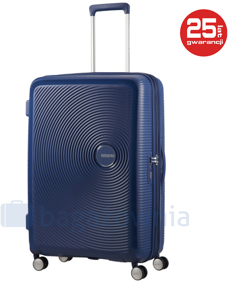 Samsonite AT by Duża walizka AT SOUNDBOX 88474 Granatowa - granatowy