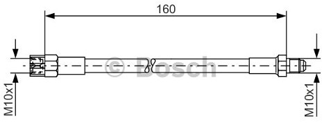 BOSCH Przewód hamulcowy elastyczny 1 987 476 230