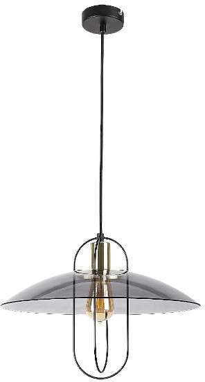 Rabalux Vida Czarny | Przydymiony E27 Lampa wisząca 5000 5000