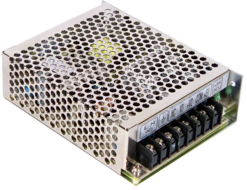 Mean Well Zasilacz RT-65D 5V/24V/12V 65W 3-wyj.