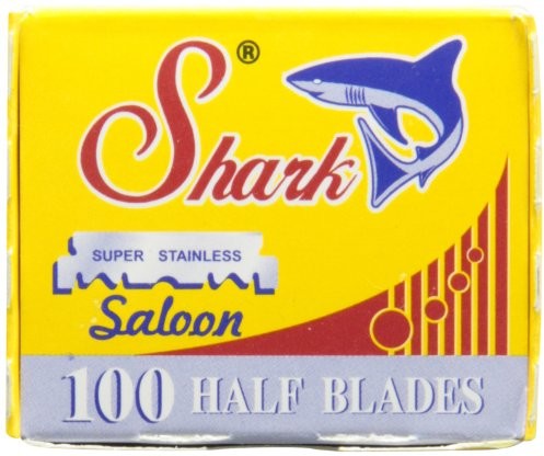 Sally Hansen 100 Shark Super Stainless Straight Edge Barber Razor blade for Professional Barber Razor's 100B