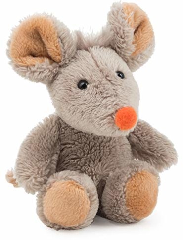 Schaffer Knuddel mich! Schaffer 3547 pluszowe zwierzątko magnes myszka eddi, szara, 11 cm 3547