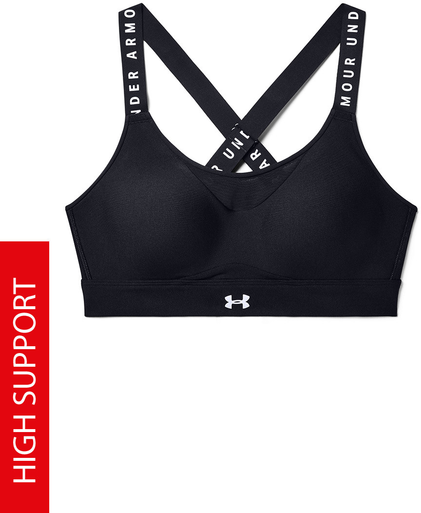 Under Armour Czarny biustonosz sportowy Infinity