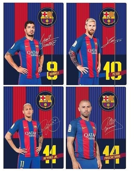 ASTRA papiernicze Teczka z gumką A4 FC Barcelona Barca Fan 5 ASTRA
