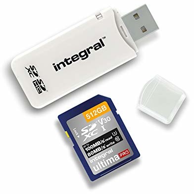 Integral Czytnik kart SD USB2.0 do SD, SDHC, karty pamięci SDXC, adapter kart pamięci USB 2.0, biały AMINCRSD