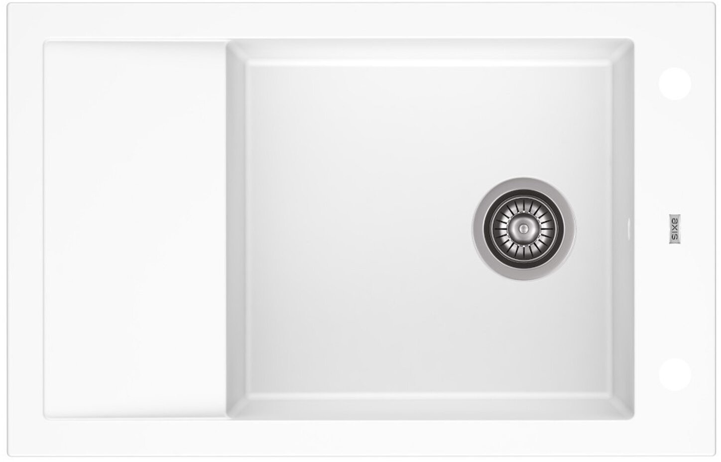 AXIS GROUP Zlew A-Point 40 1-komorowy pure white