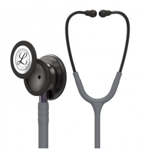 LITTMANN Stetoskop Littmann Classic III 5873 Stetoskop internistyczny Smoke przewód szary lira smoke trzonek szaro-fioletowy TOW017526