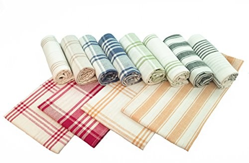 Home Passion 52570 12 sztuk ściereczek do naczyń z bawełny wielokolorowy 50 x 70 cm 52570