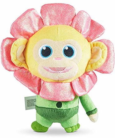 Joy Toy 31089 Wonderpark pluszowa figurka kwiaty małpa 20 cm, wielokolorowa 31089