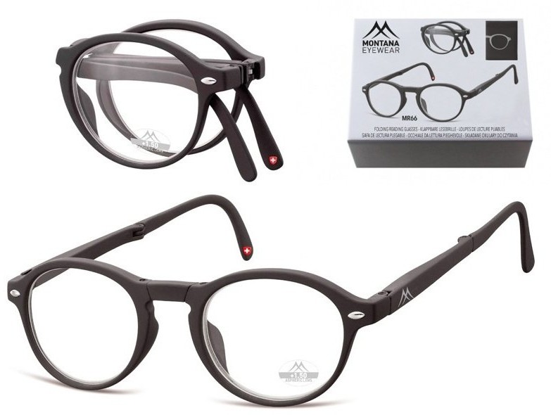 Montana Składane Asferyczne Okulary do Czytania Lenonki MR66 MR66 (BOX66)