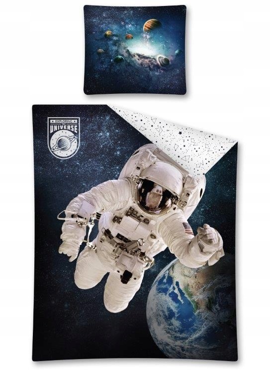160X200 Pościel Astronauta Nasa Kosmos Moon 5004