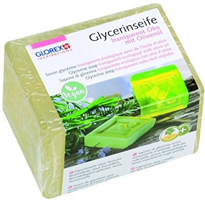 Glorex GmbH glorex 6 1600 gliceryna-mydło ekologiczny z zamkiem z oliwek, przezroczysty, 250g 6 1600 140