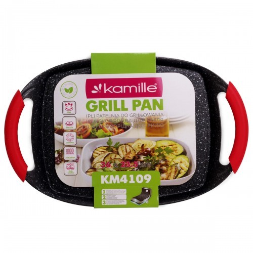 Kamille Grilowa marmurowa patelnia 4109