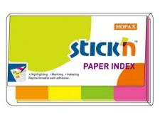 STICK'N Zakładki indeksujące stick'n 50x20 4 kolory neon 21205
