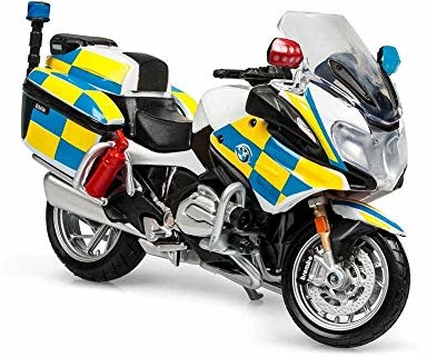 Maisto M34306 1:18 Motorbike Authority Police Motocykle - 18 szt., różne wzory i kolory M34306