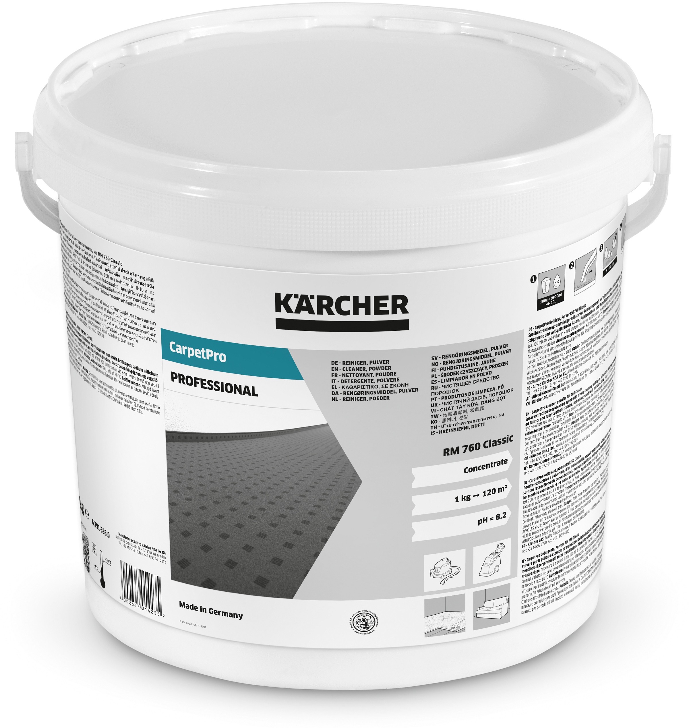 Kärcher Rm 760 Proszek Piorący 10 Kg Do Puzzi 10 8