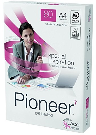 Pioneer biuro papier A4 210 MM X 297 MM 80 G/M FSC 500 arkuszy jest ryzę 406946