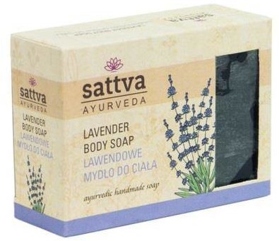 SATTVA Body Soap indyjskie mydło glicerynowe Lavender 125g 94942-uniw