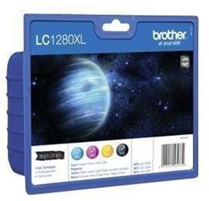 Brother LC-1280 XL Value-Pack BK/C/M/Y LC1280XLVALBPDR
