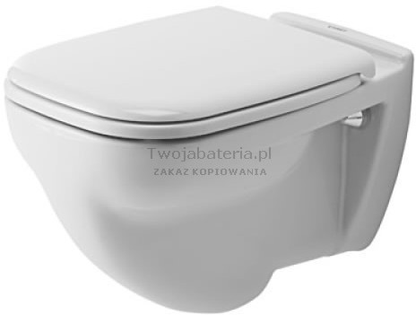 Duravit D-Code miska WC wisząca z półką 35,5x54 cm 22100900002