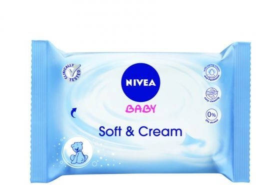 Nivea Baby CHUSTECZKI SOFT & CREAM DUOPACK 2X63SZT.