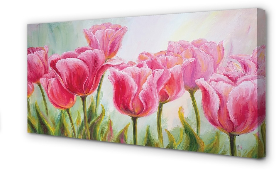 PL Tulup Obrazy na płótnie Tulipany obraz 140x70cm