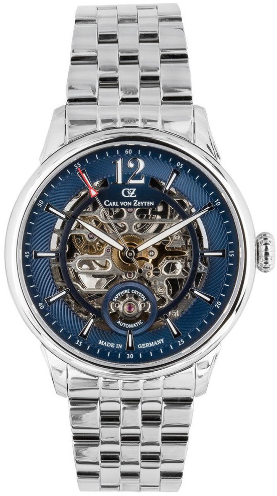 Carl von Zeyten Zegarek CVZ0080BLMS Schramberg Automatic Skeleton Limited Edition -