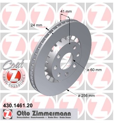 Zimmermann Tarcza hamulcowa 430.1461.20