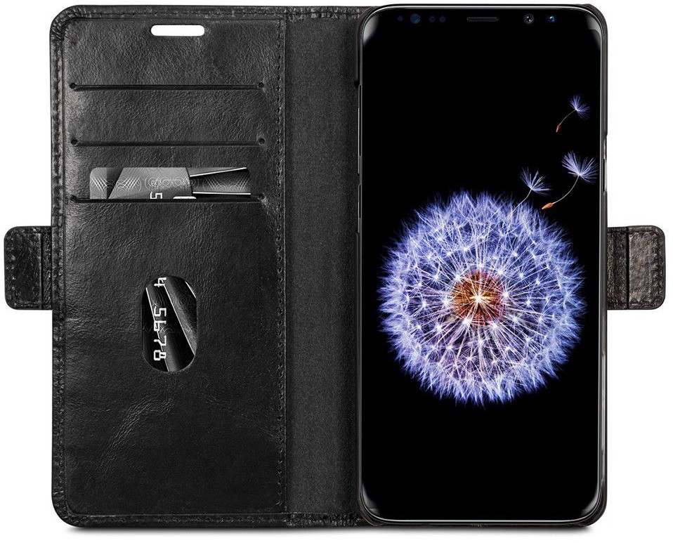 dbramante1928 Copenhagen pokrowiec skórzany Samsung Galaxy S9 Plus CZARNY OTWIERANE NA BOK SKÓRA NATURALNA CO9PGTBL0875