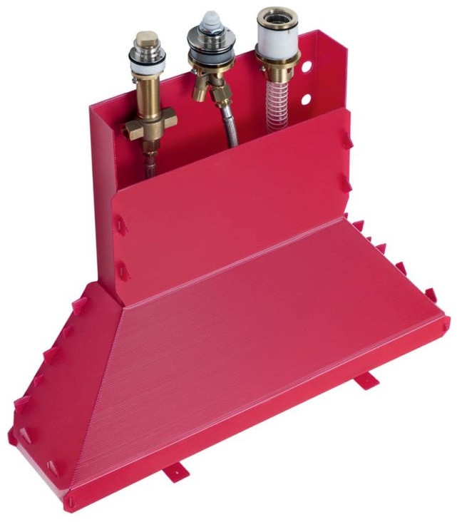 Hansgrohe Zestaw podstawowy do baterii 3-otworowej do montażu na brzegu wanny 15485180