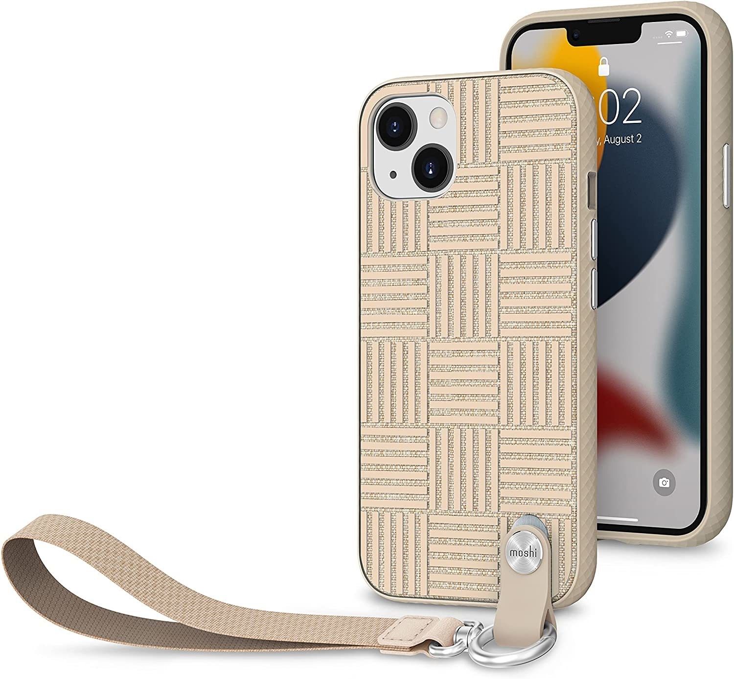 Moshi Altra Etui z Odpinaną Smyczką do iPhone 13 (Sahara Beige) 99MO117702