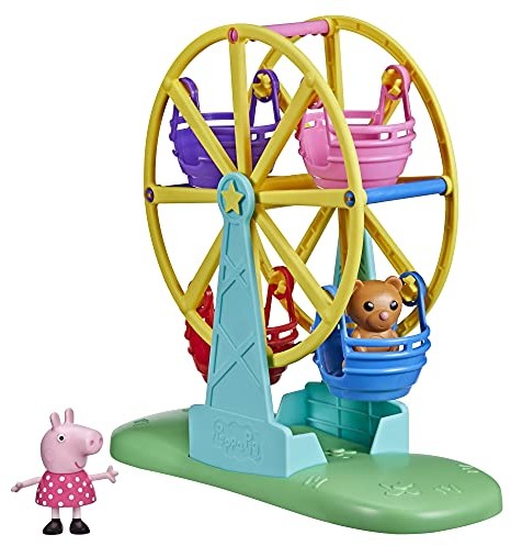 Peppa Pig Peppa Pig Peppa's Adventures zabawa na ogromnym kole, zabawka przedszkolna z figurką i akcesoriami dla dzieci od 3 lat F2512FF2