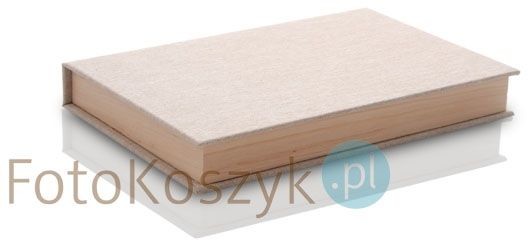 Pudełko na zdjęcia 15x23 płótno+drewno (do 100 zdjęć)
