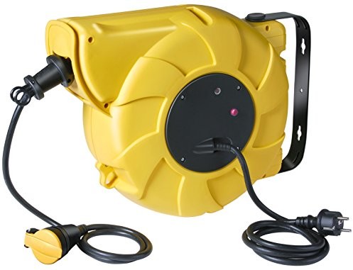 Brennenstuhl 1241221 Box Electric bęben do kabli 285 MM , IP44, automatyczne EBA 12 1,5 m H07RN-F 3G2,5
