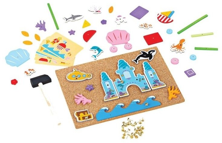 Bigjigs Toys Korkowa przybijanka Pod wodą BJ407 729283