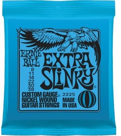 Ernie Ball not Even Slinky zestaw gitara struny 2225
